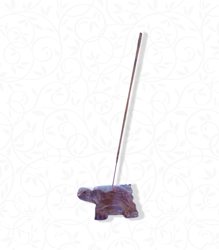 Onyx Porta Turtle Incense Holder - 8x6cm